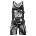Wednesday Kitty Wrestling Singlet