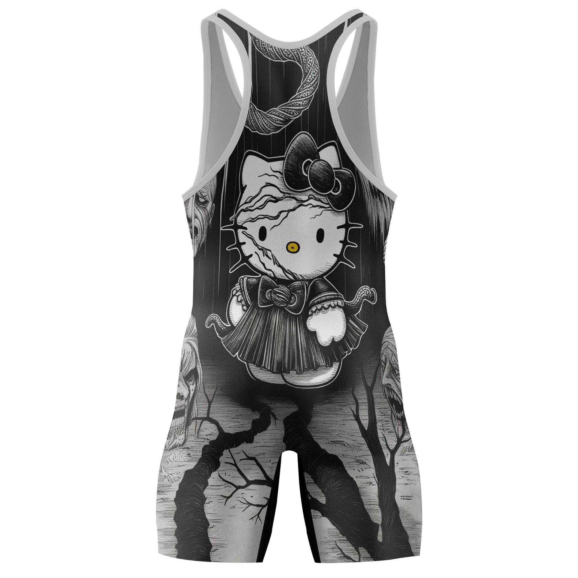 Wednesday Kitty Wrestling Singlet