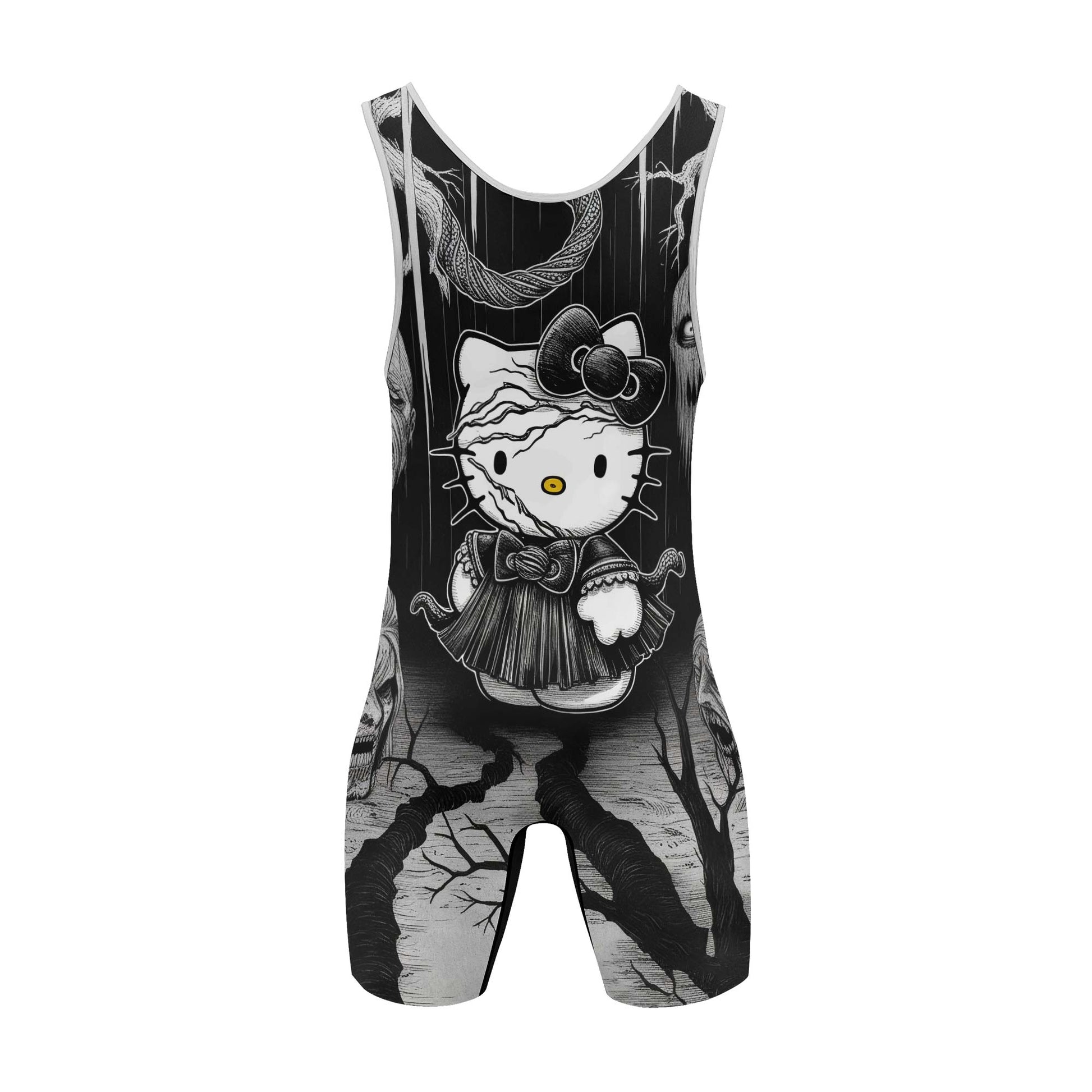 Wednesday Kitty Wrestling Singlet