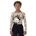 Winter Kitty Reindeer Kids Rash Guard