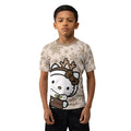 Winter Kitty Reindeer Kids Rash Guard