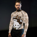 Winter Kitty Reindeer Rash Guard