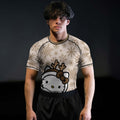 Winter Kitty Reindeer Rash Guard