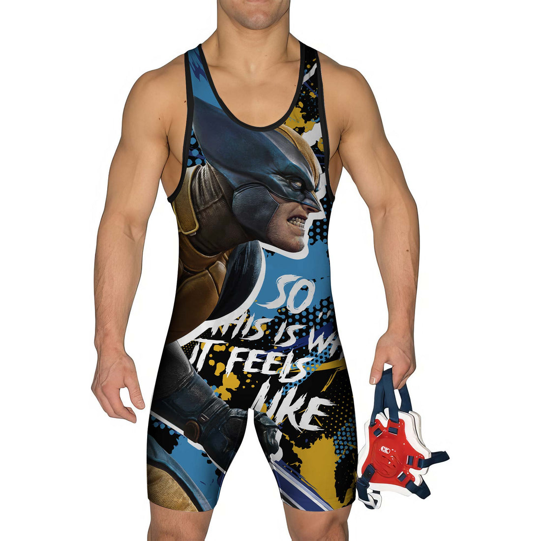 Wolverine The X-Men Men's Wrestling Singlet