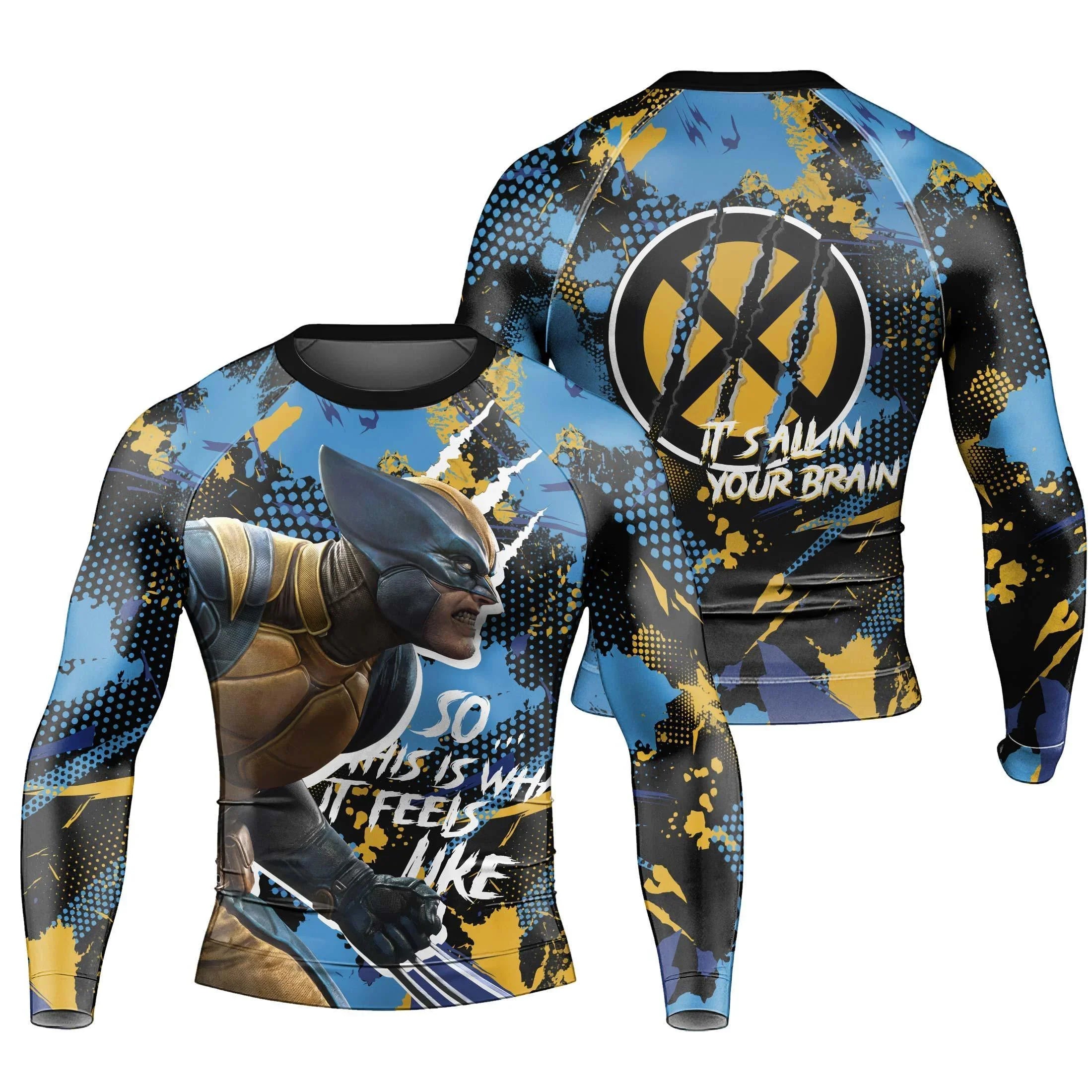 Wolverine The X-Men Rash Guard | Wolverine Rash Guard
