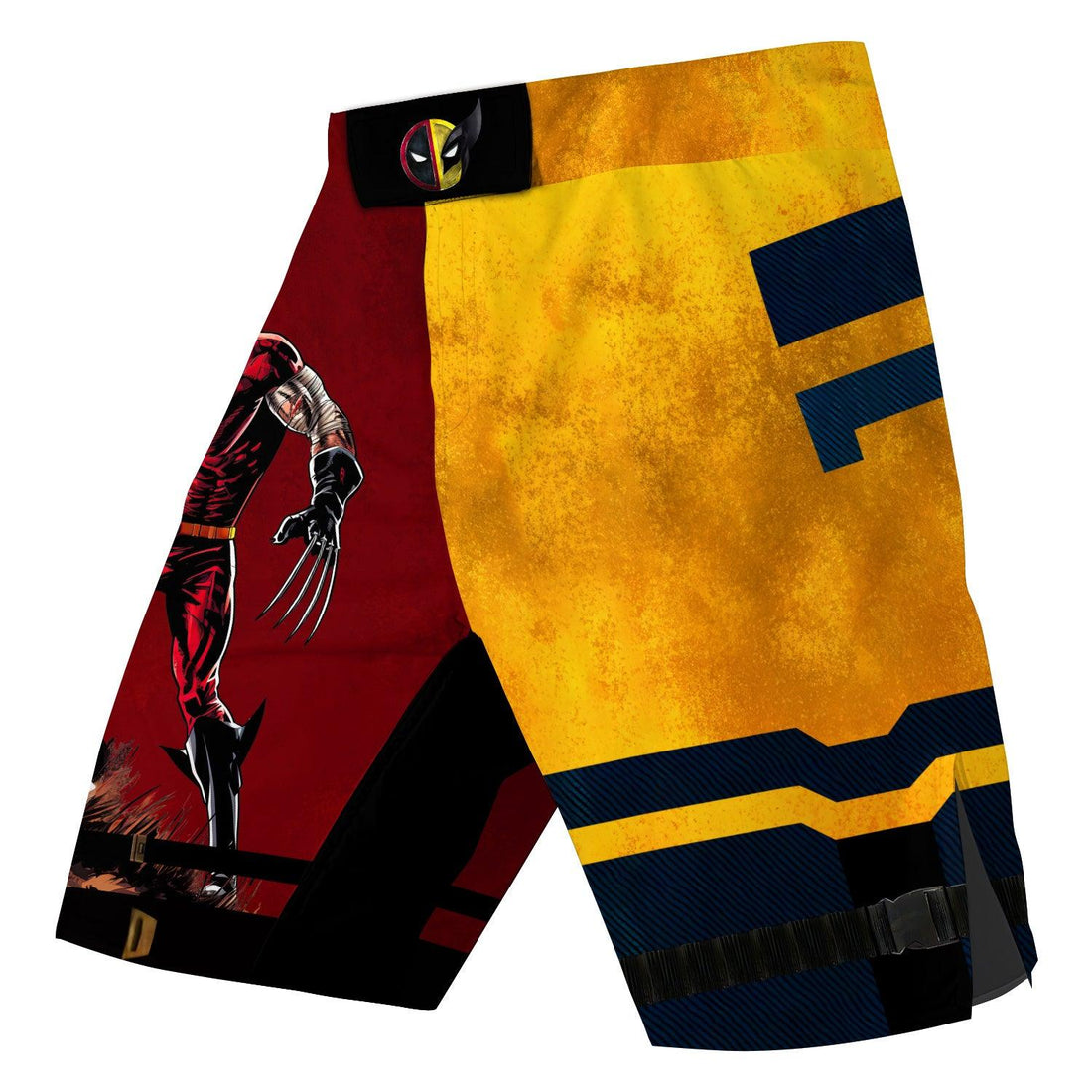 Wolverine Versus Freddy Krueger Fight Shorts