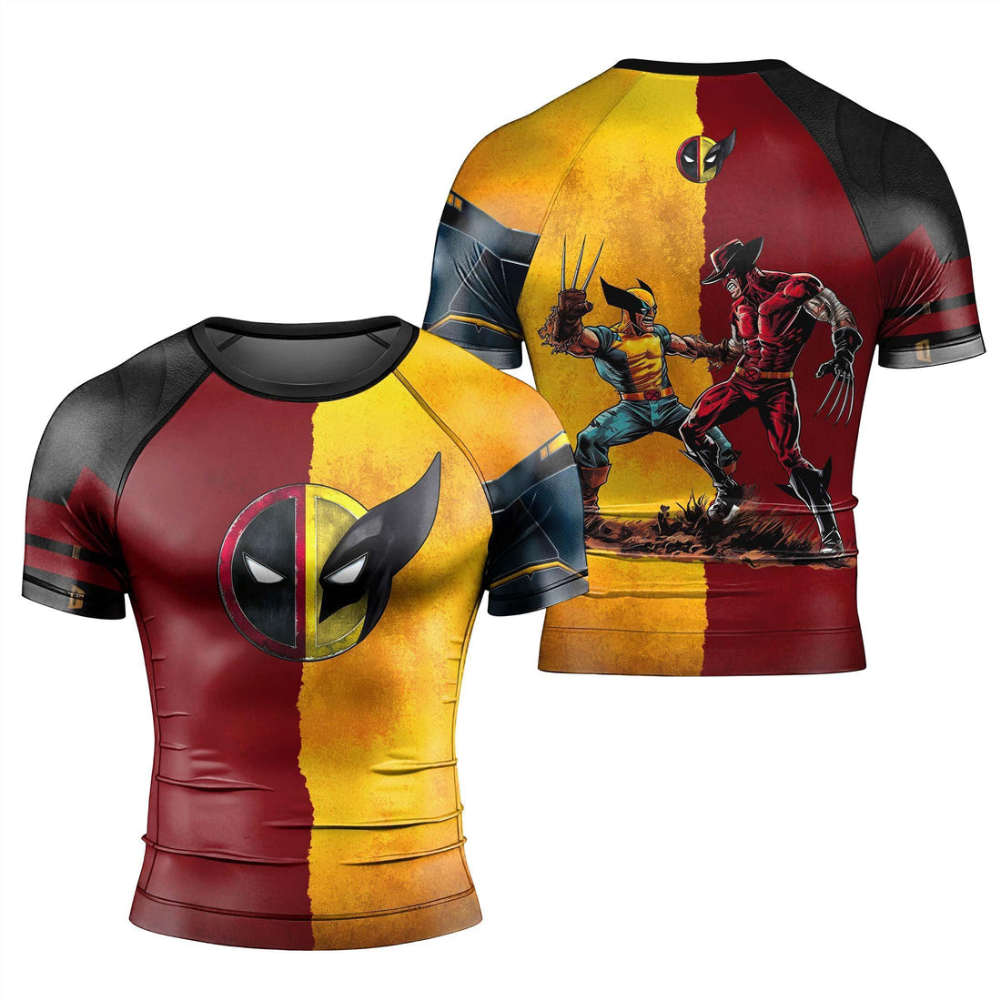 Wolverine Red Guard Wolverine Versus Freddy Krueger Rash Guard | Wolverine Rash Guard