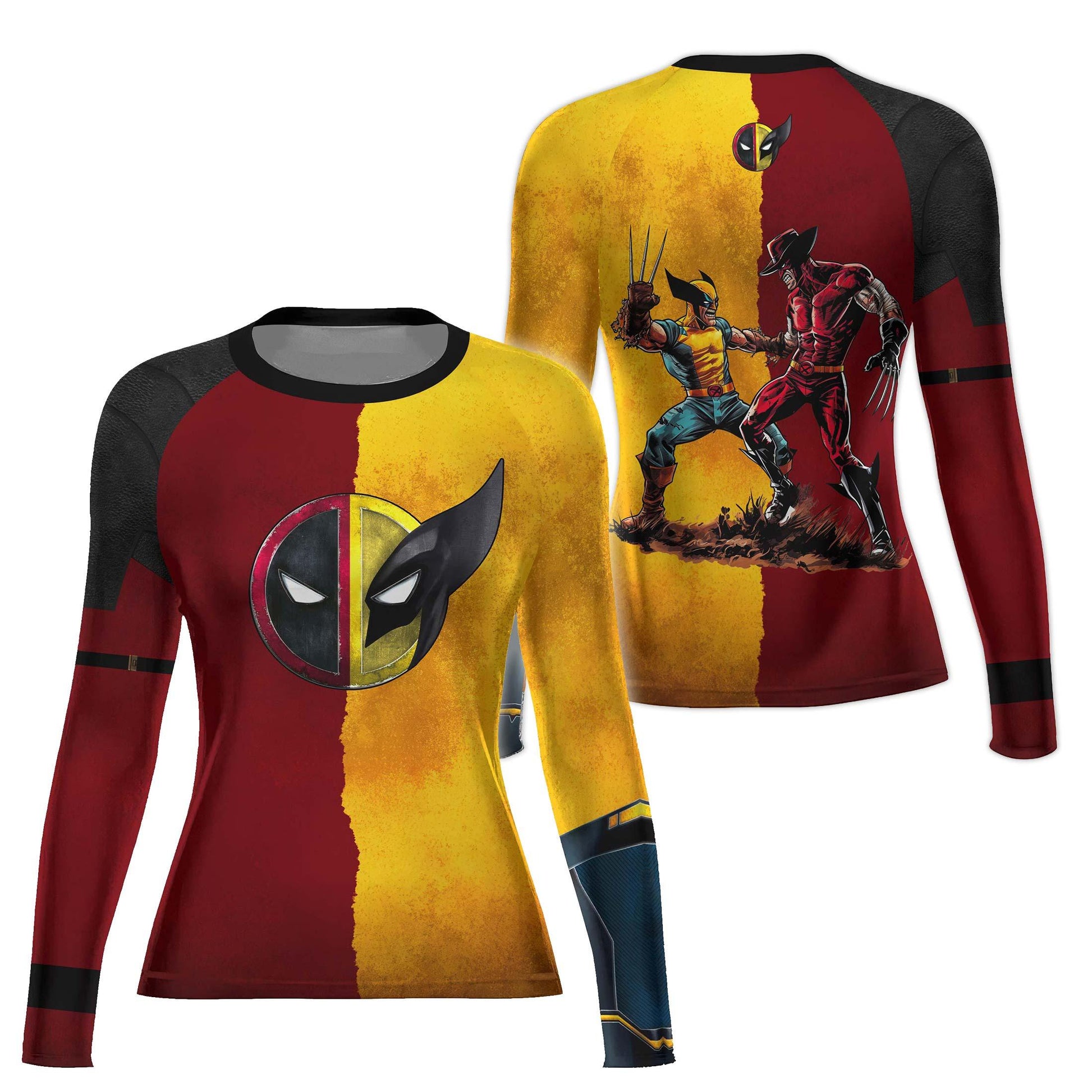 Wolverine Versus Freddy Krueger Rash Guard