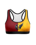 Wolverine Versus Freddy Krueger Women's Workout Set