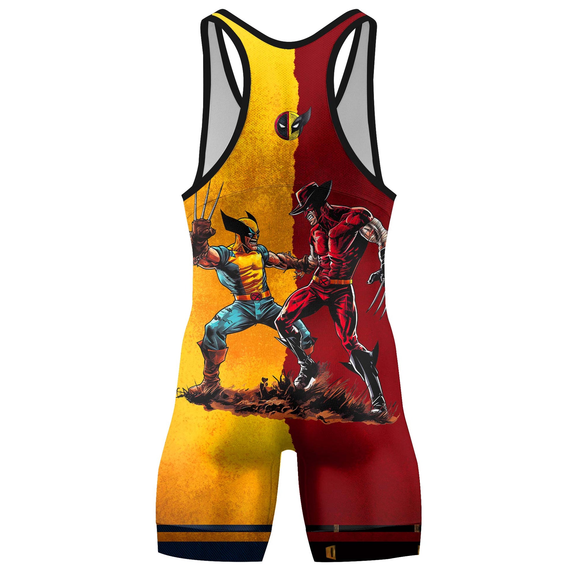 Wolverine Versus Freddy Krueger Wrestling Singlets