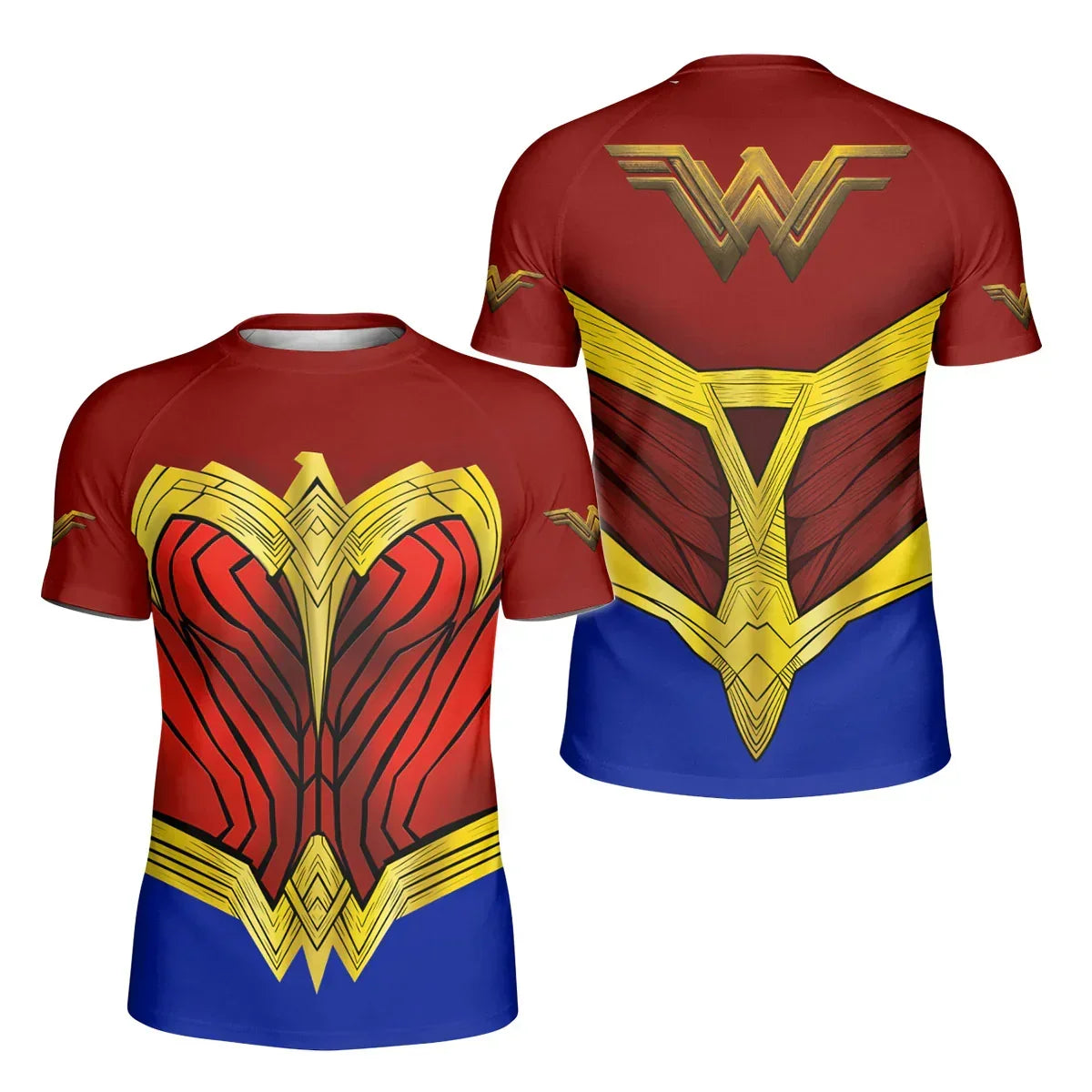 Wonder Woman Armor Kids Rash Guard