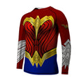 Wonder Woman Armor Kids Rash Guard