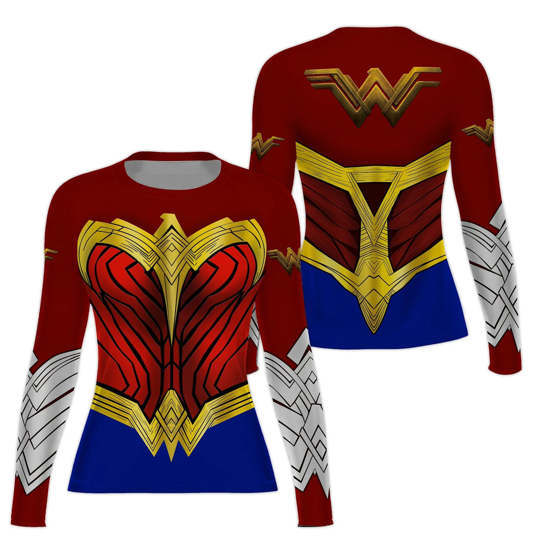Wonder Woman Armor Rash Guard