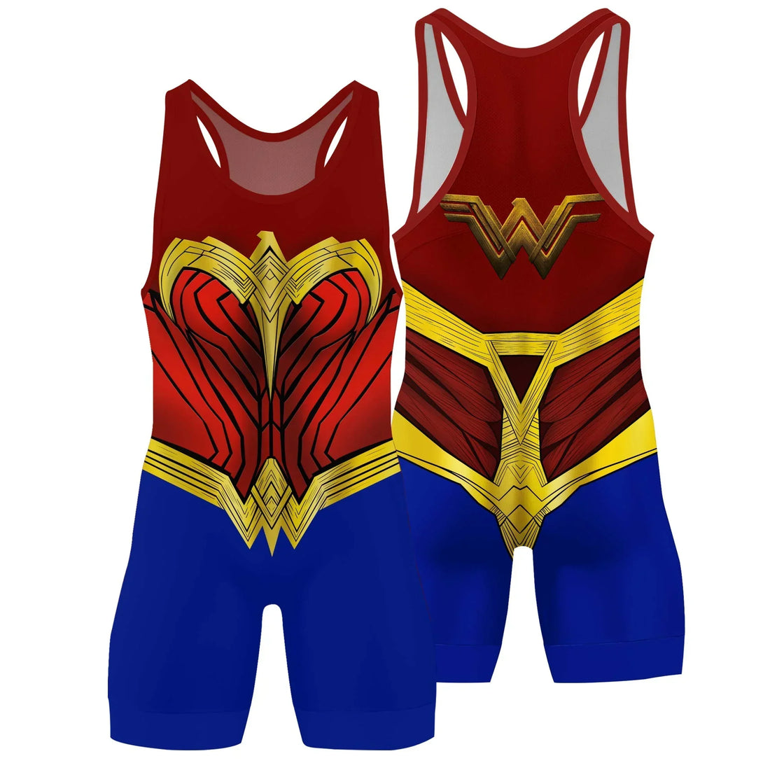 Wonder Woman Armor Wrestling Singlet