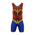 Wonder Woman Armor Wrestling Singlet