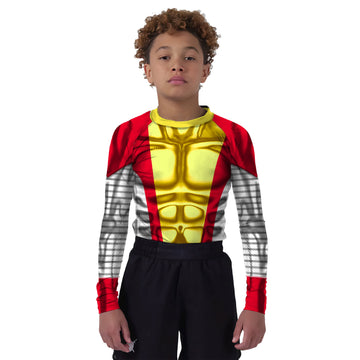 X Men Colossus Cosplay Kids Rash Guard