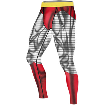 X Men Colossus Cosplay Men's Compression Leggings