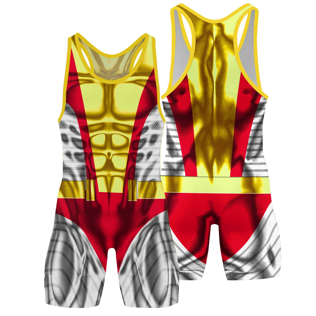 X Men Colossus Cosplay Wrestling Singlet