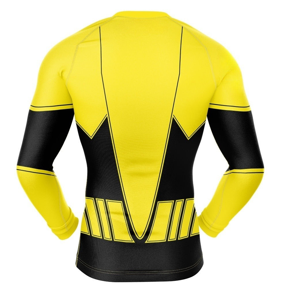 Yellow Lantern Cosplay Rash Guard