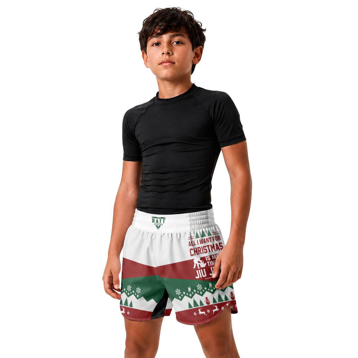 All I Want For Christmas Is Jiu Jitsu Kids Grappling Shorts