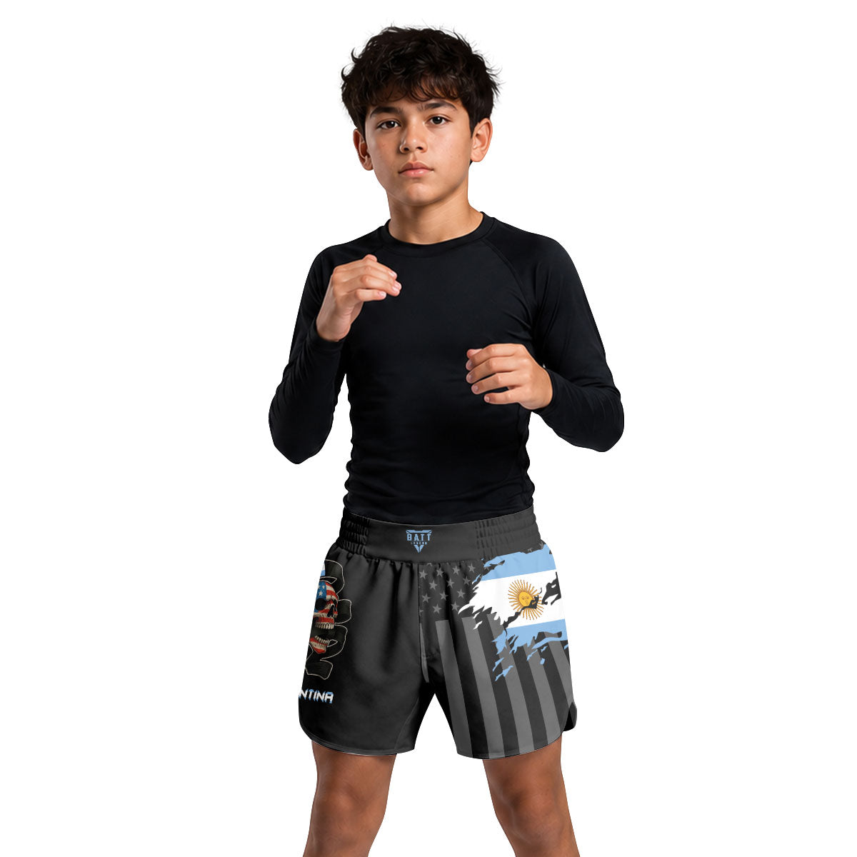 Argentina Phantom Division Kids Grappling Shorts