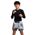 Black Myth Wukong Versus Four Heavenly Kings Kids Grappling Shorts