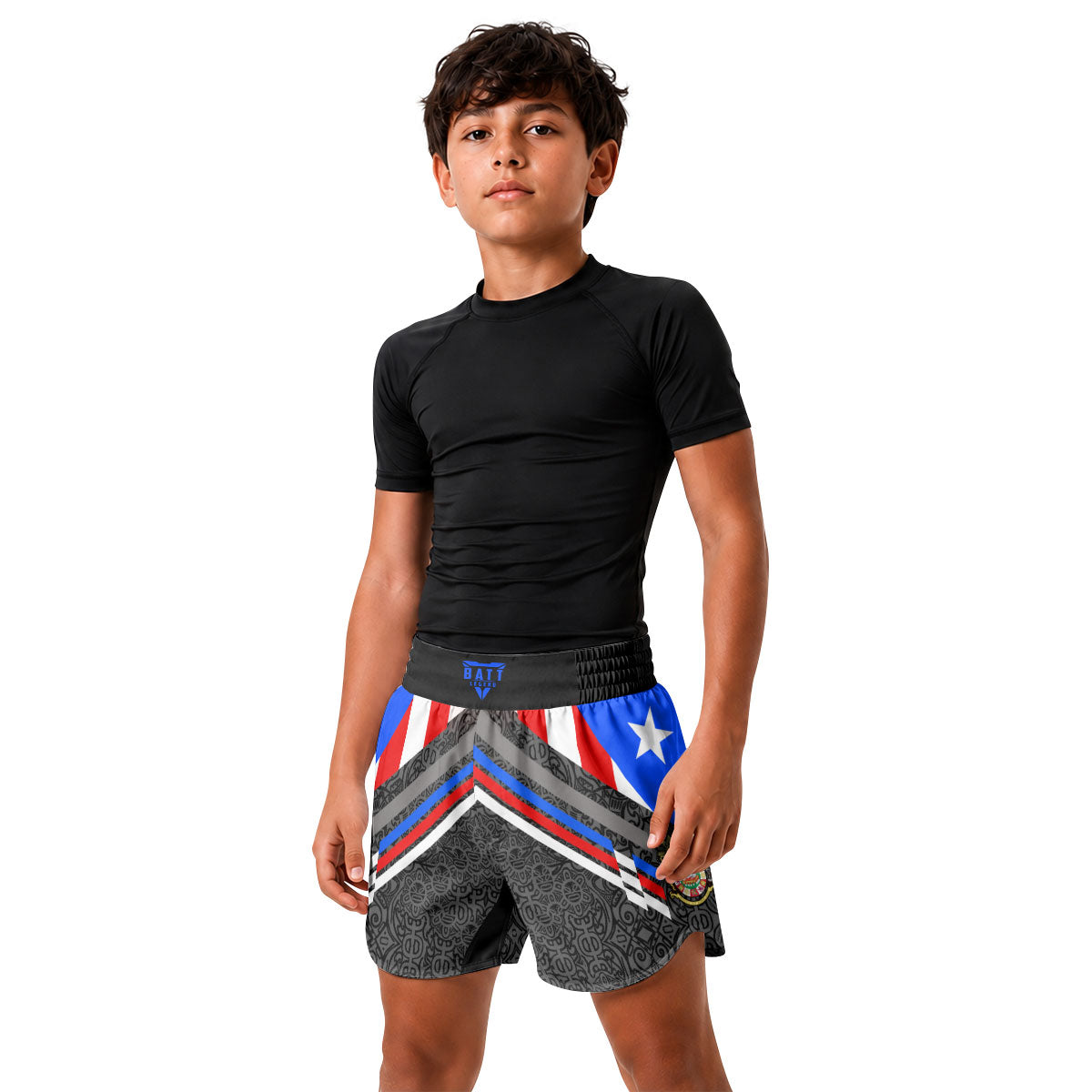 Boricua Blaze Kids Grappling Shorts
