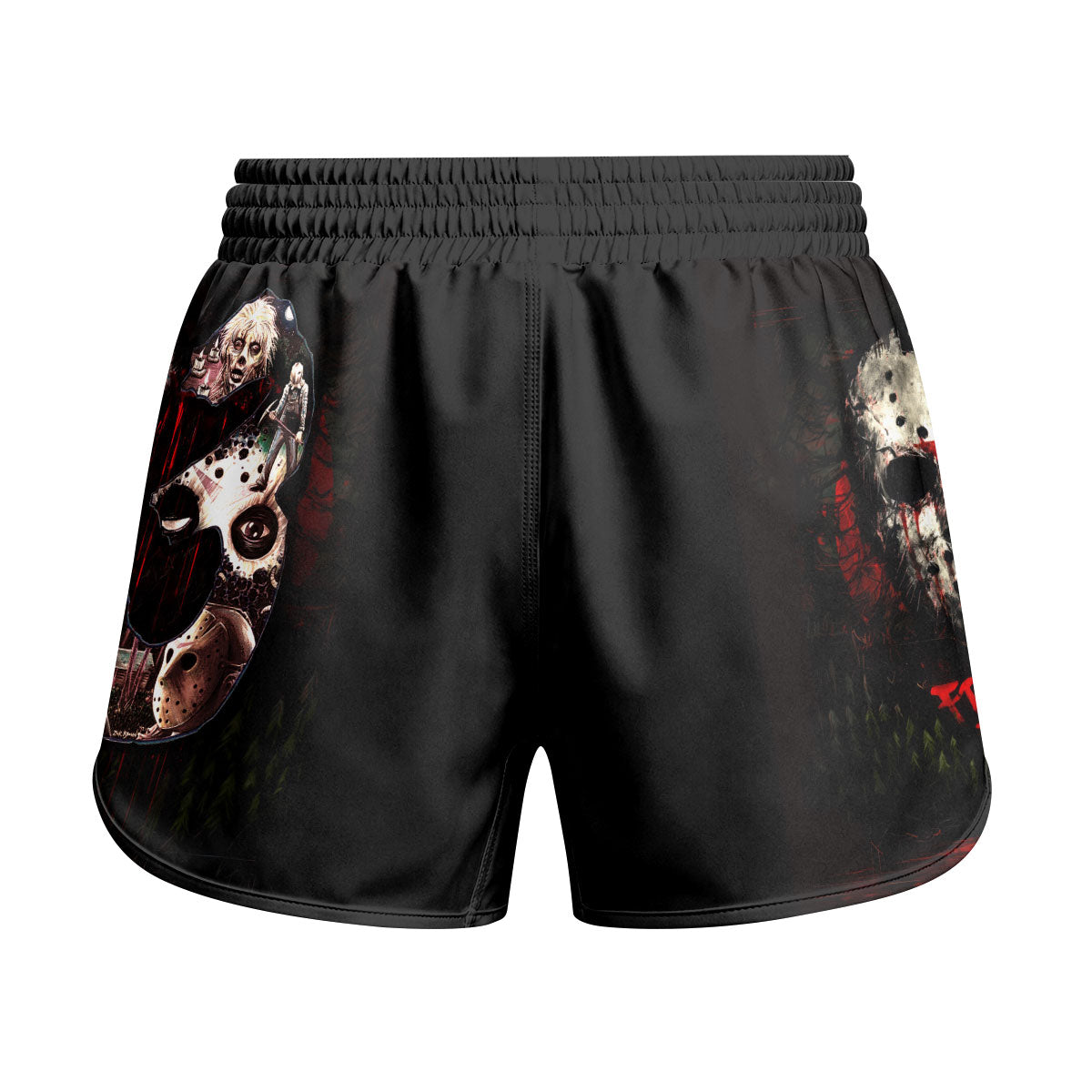 Camp Crystal Lake Friday The 13th Kids Grappling Shorts