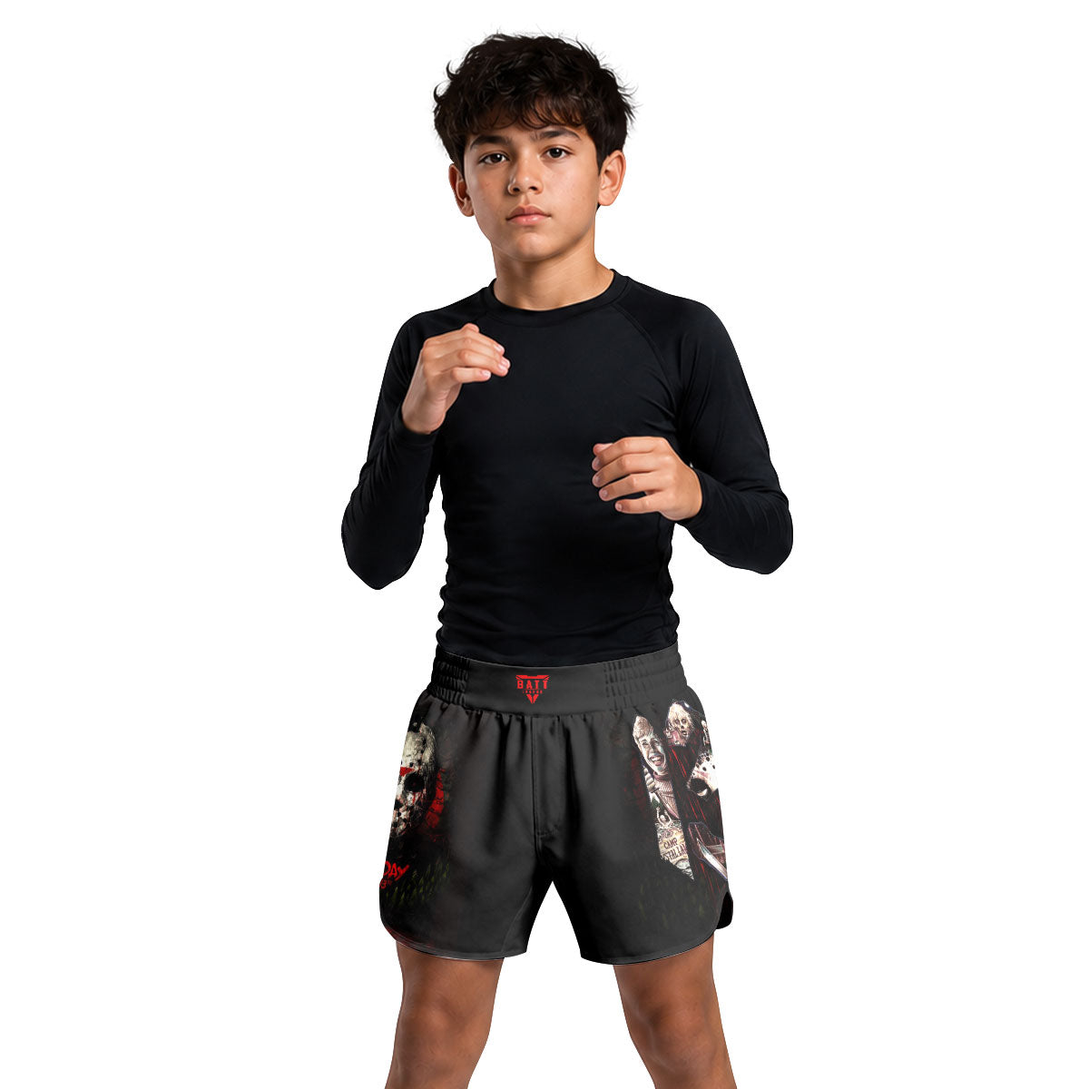 Camp Crystal Lake Friday The 13th Kids Grappling Shorts