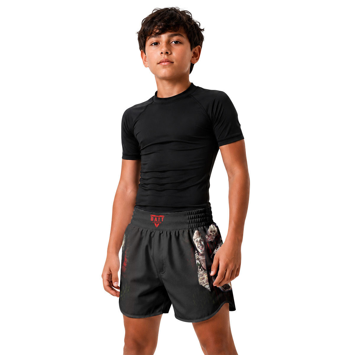 Camp Crystal Lake Friday The 13th Kids Grappling Shorts
