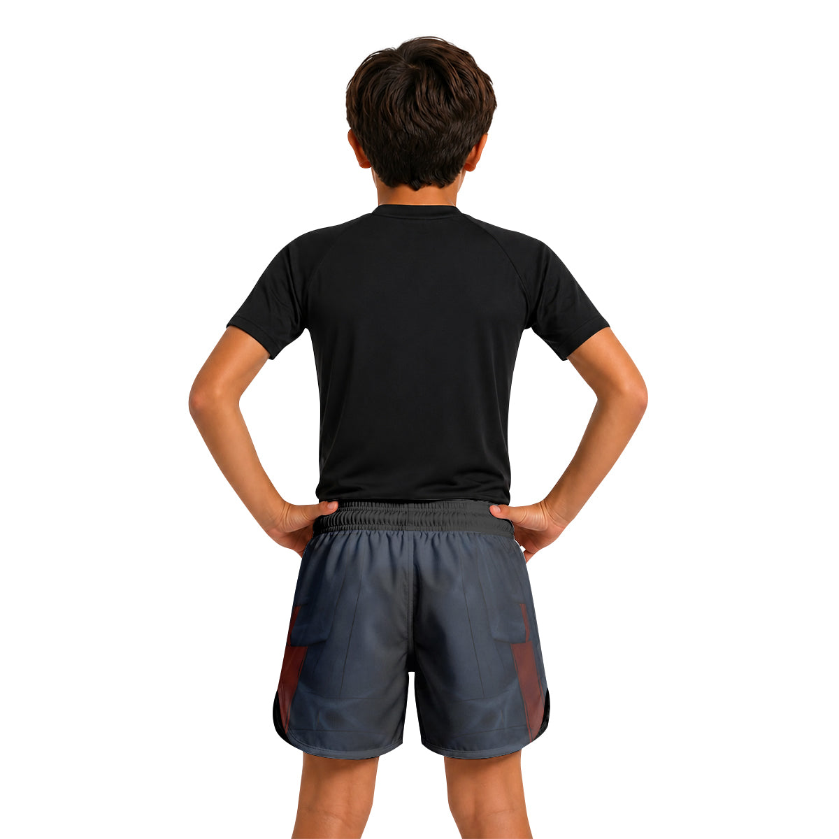 Captain America Cosplay Kids Grappling Shorts