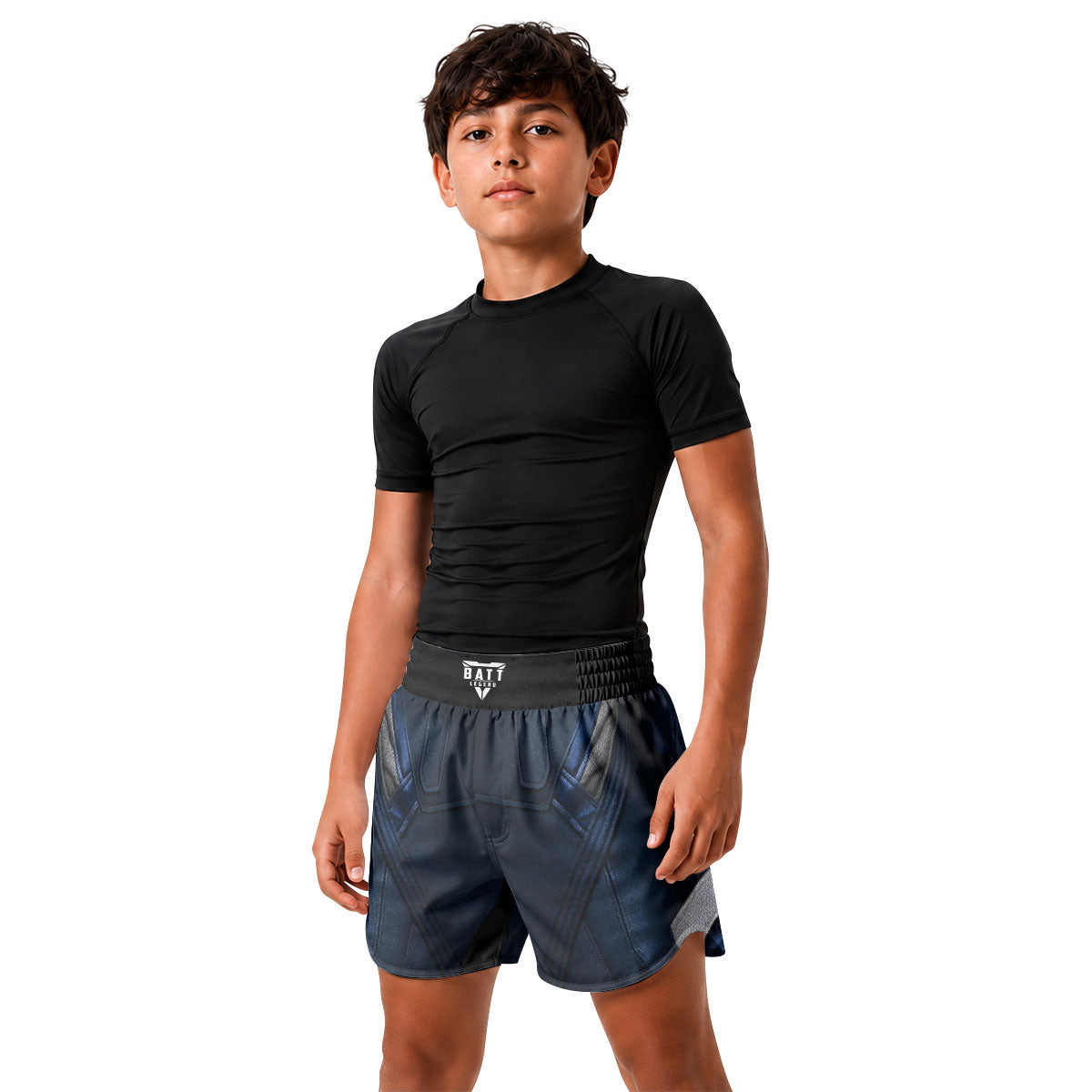 Captain America New World Order Cosplay Kids Grappling Shorts