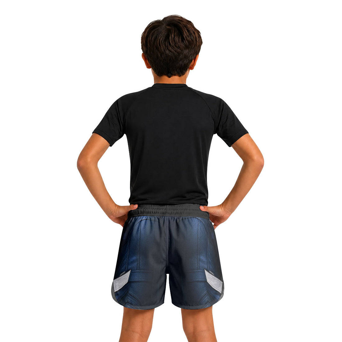 Captain America New World Order Cosplay Kids Grappling Shorts