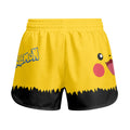Chokemon Pikachu Face Kids Grappling Shorts