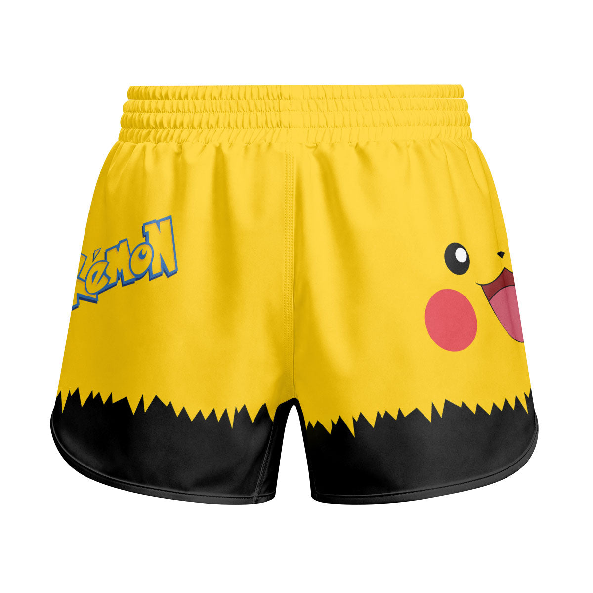 Chokemon Pikachu Face Kids Grappling Shorts