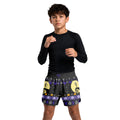 Christmas Jack Skellington Purple Kids Grappling Shorts