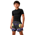Christmas Jack Skellington Purple Kids Grappling Shorts