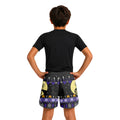 Christmas Jack Skellington Purple Kids Grappling Shorts