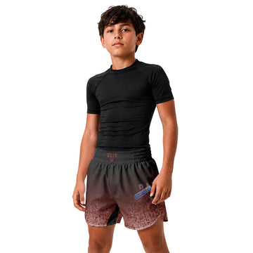 Costa Rica Halftone Kids Grappling Shorts