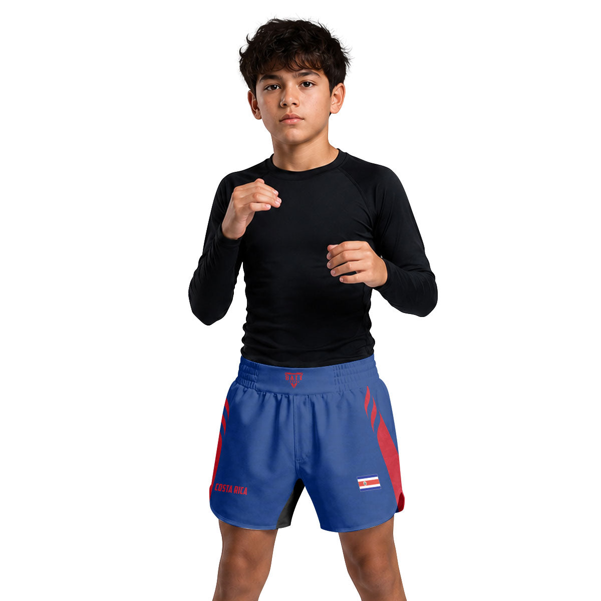 Costa Rica Heritage Force Kids Grappling Shorts