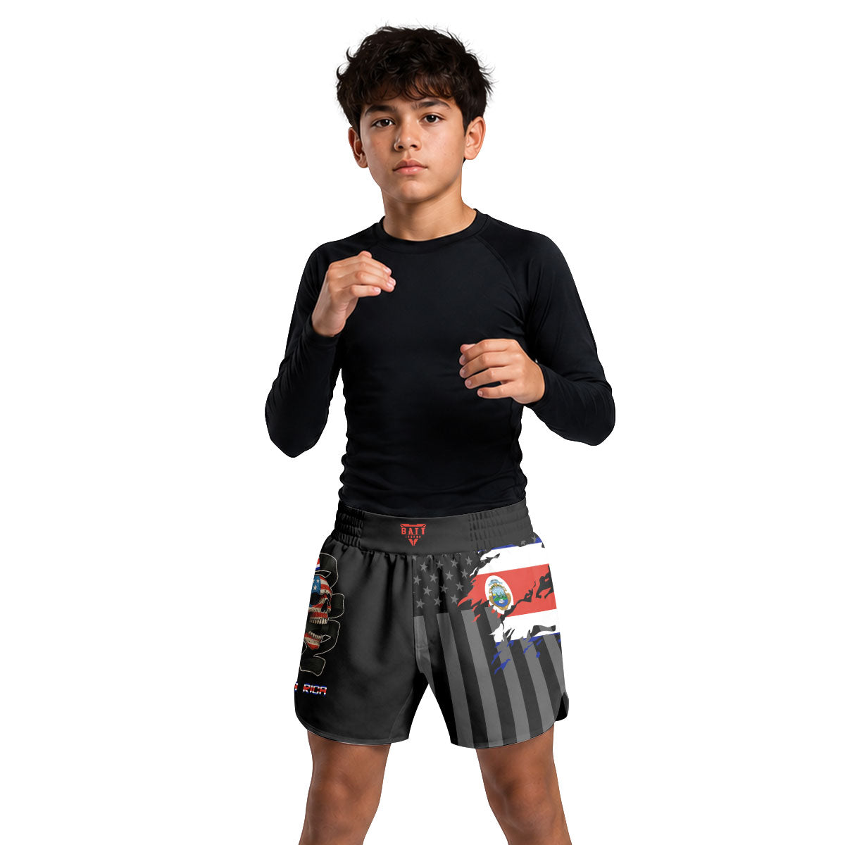 Costa Rica Phantom Division Kids Grappling Shorts