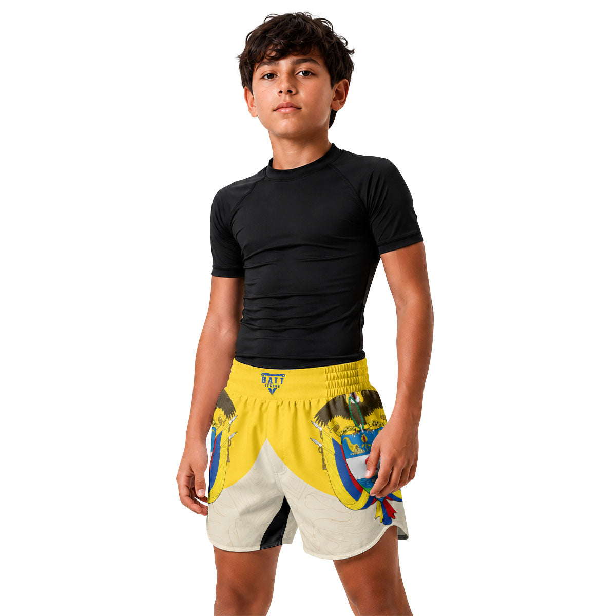 Crest of Colombia Kids Grappling Shorts