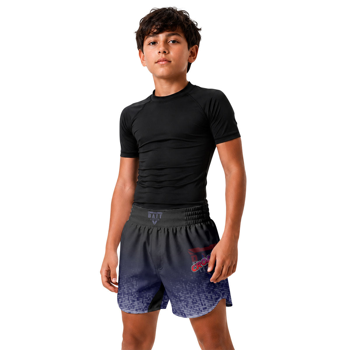 Croatia Halftone Kids Grappling Shorts
