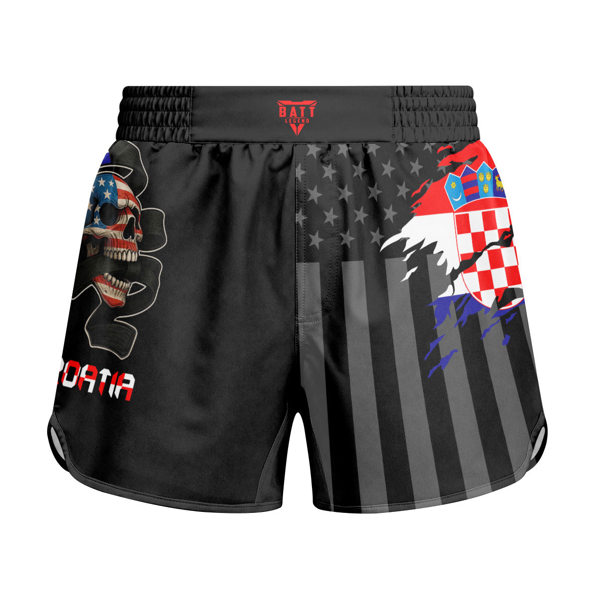 Croatia Phantom Division Kids Grappling Shorts