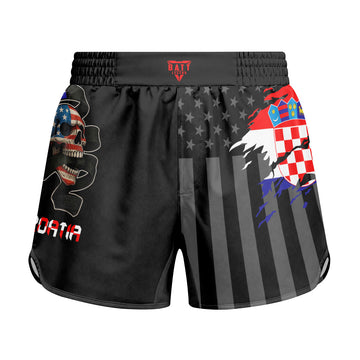 Croatia Phantom Division Kids Grappling Shorts