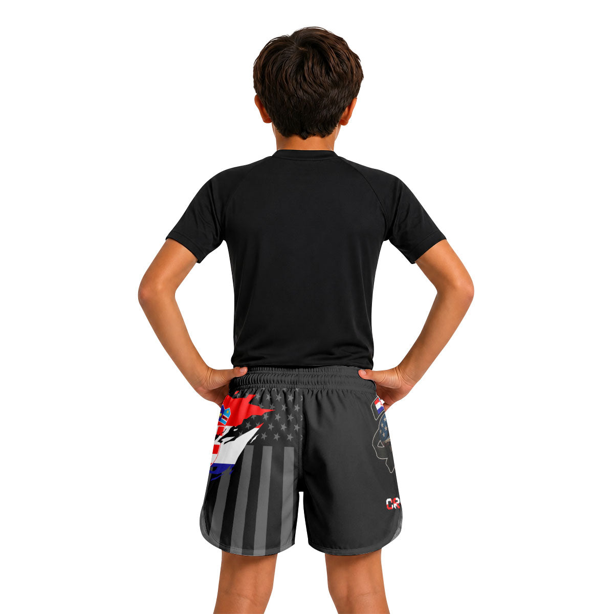 Croatia Phantom Division Kids Grappling Shorts