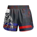 Croatia Skull Fighter Kids Grappling Shorts