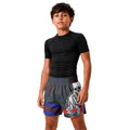 Croatia Skull Fighter Kids Grappling Shorts