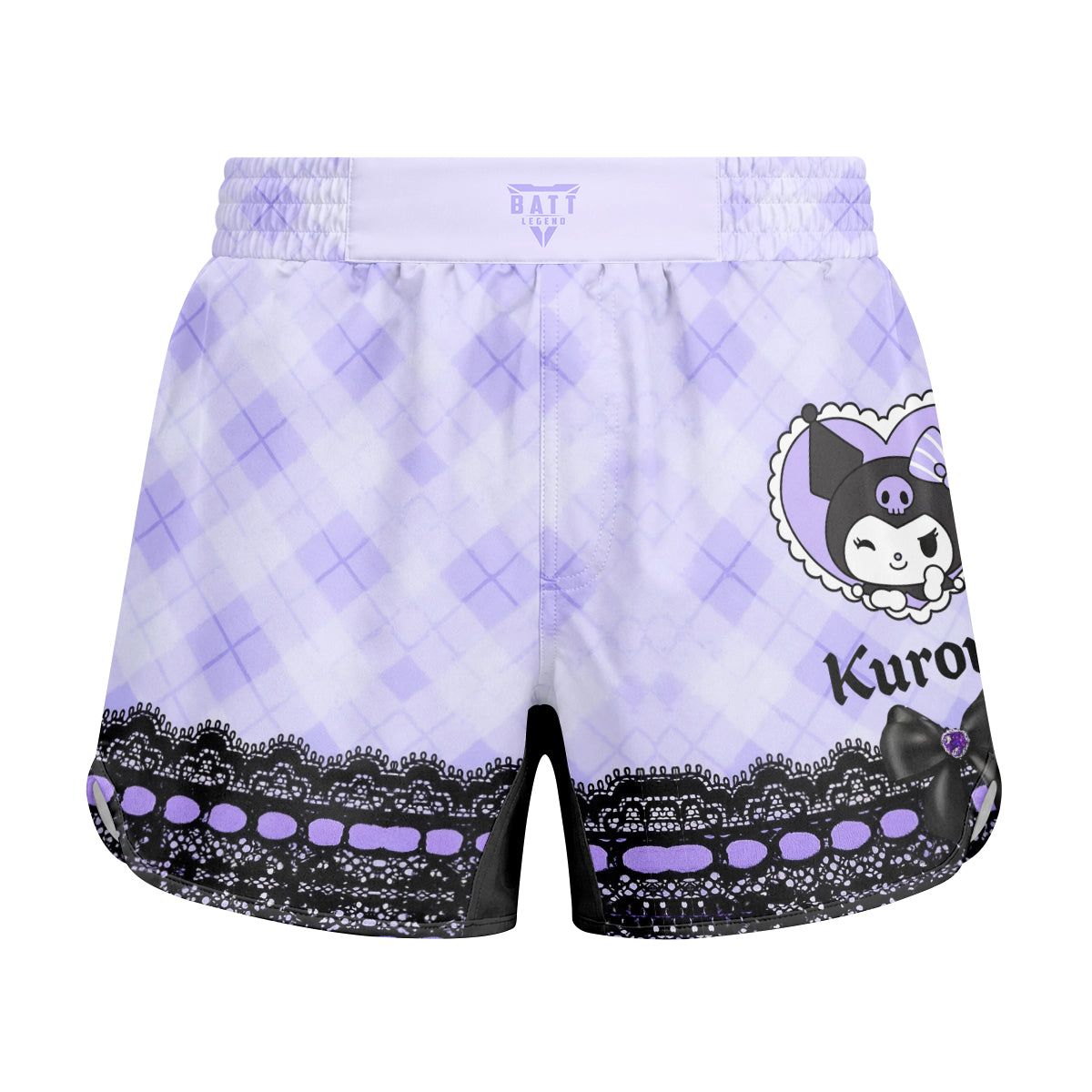 Dark Cutie Kuromi Kids Grappling Shorts