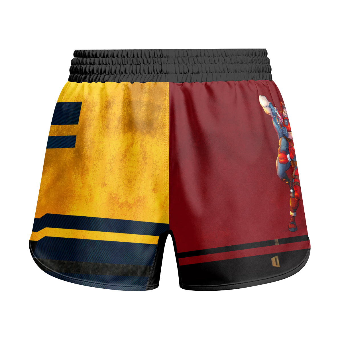 Deadpool And Wolverine Best Friend Choke Kids Grappling Shorts